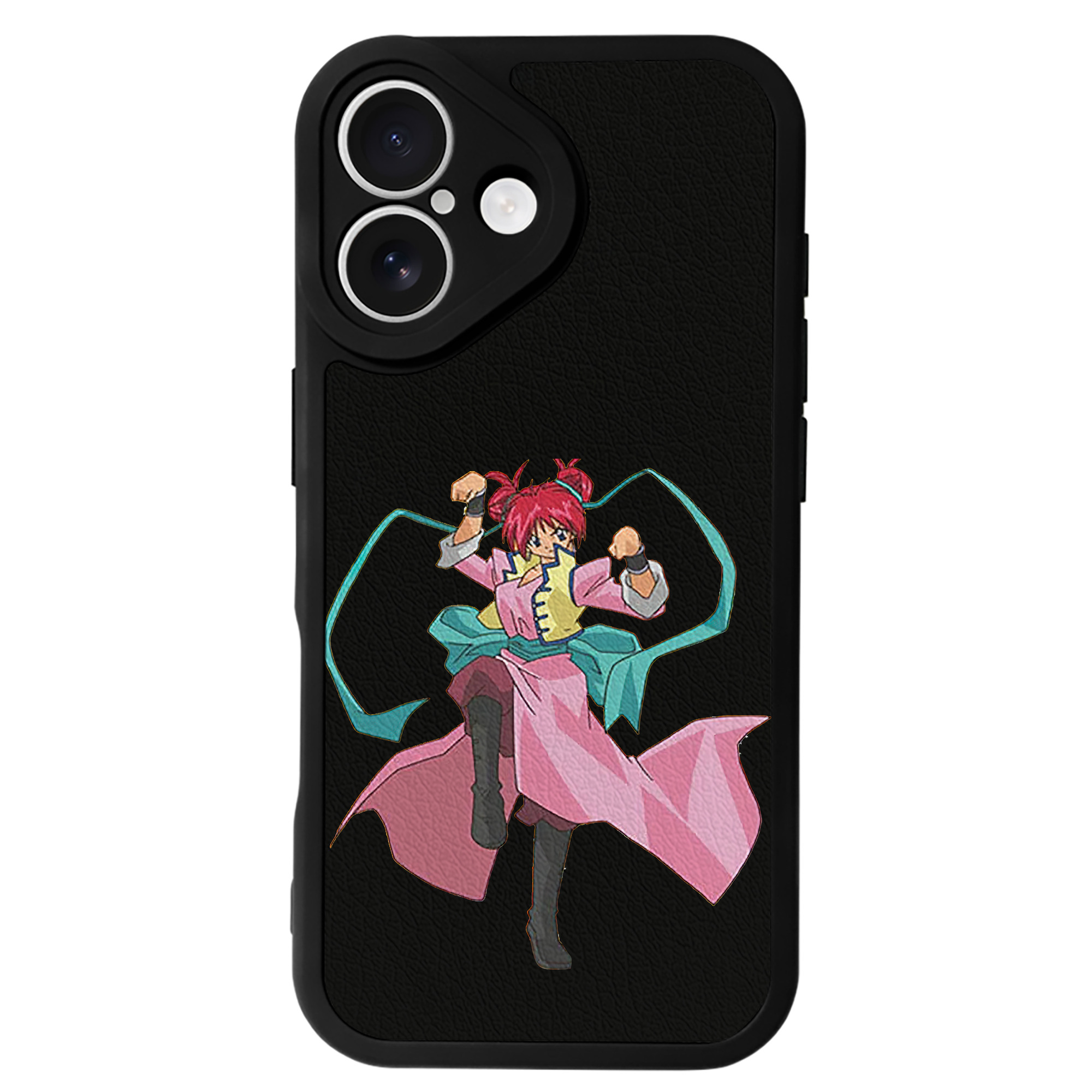 遊☆戯☆王 Yu-Gi-Oh! 【iPhone 16シリーズ対応】シリコンスマホケース（レザー調） 材質：シリコン